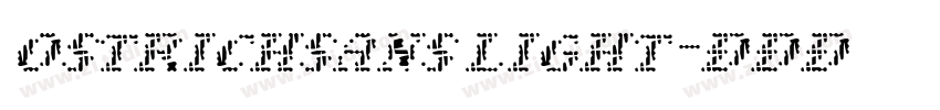 ostrichsans light字体转换 ostrichsans light字体转换